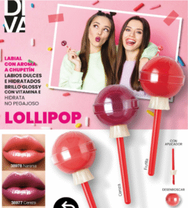 Todo sobre Labial con Aroma Chupetin
