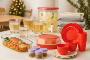 Todo sobre Combo Mi Primera Cocina : Vasos + Platos + Recipientes + Dispenser + Asadera Cristal