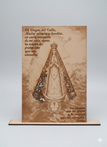 Todo sobre Virgen del Valle – Arte Calado en MDF 3 mm – 30 x 20 cm 🕊️
