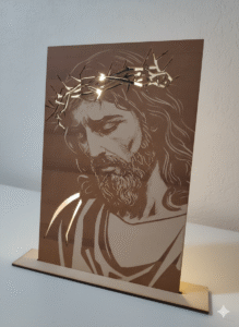 Todo sobre Cuadro de La Pasión de Cristo – Calado en MDF 3 mm – Corte Laser